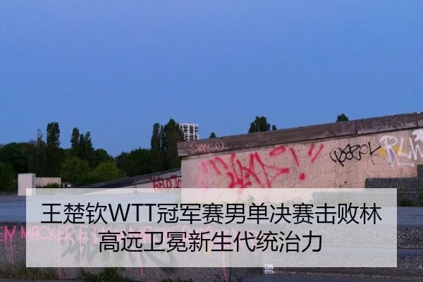 王楚钦WTT冠军赛男单决赛击败林高远卫冕新生代统治力